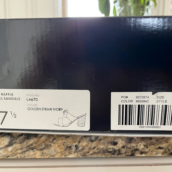 NEW - Woman's JCrew Mixed Bow Raffia Round Heels Sandals, size 7 1/2 (Brand new) - Picture 5 of 5